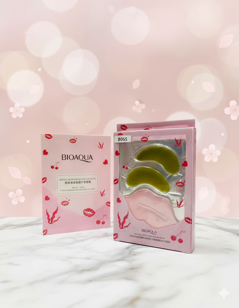 CAJA X 10 MASCARILLA DE OJOS Y LABIOS COLÁGENO CRISTALINO BIOAQUA